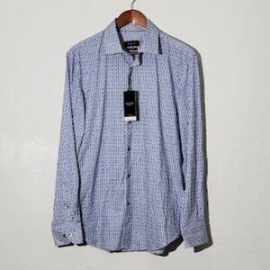 Bugatchi Men's Long Sleeve Dress Shirt in size Medium